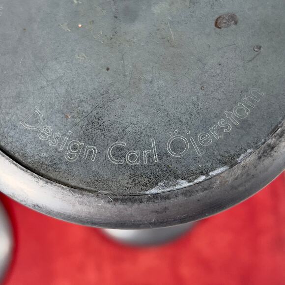 Ikea Kagla Aluminum Candle Holders Pair of 2 Scandinavian Y2K 14.5" & 10". - Picture 10 of 16